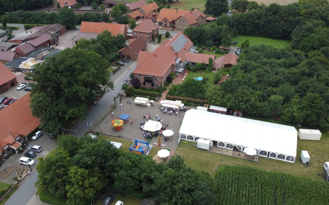 Schützenfest in Vinte trotzt dem Wetter